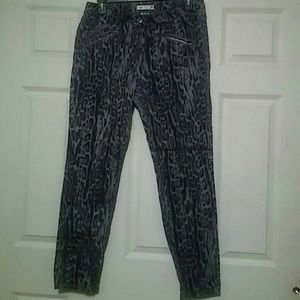 Route 66 Animal Leopard Print Skinny Jeans